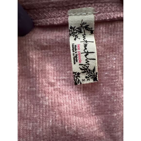 Free People Dylan Henley Bodysuit Size Medium Color Mauvais Pink NWT See Color - Picture 7 of 9